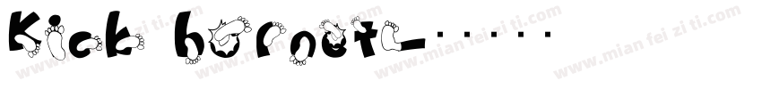Kick hornet字体转换